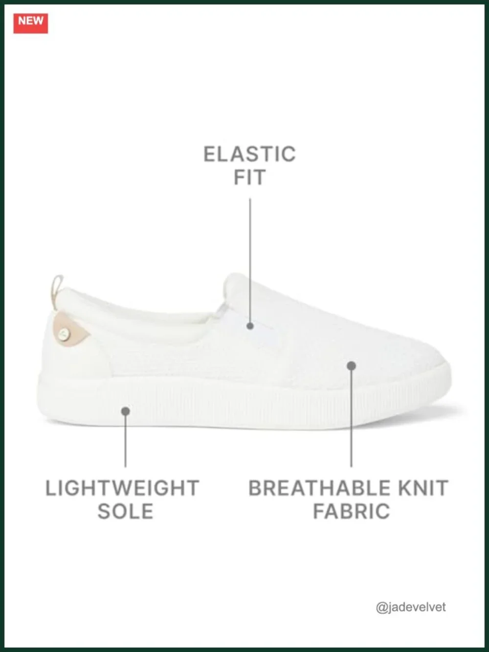 Coastal Slip-On Knit Sneakers Lightweight EVA Sole